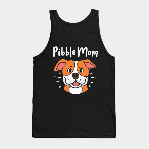 PITBULL: Pibble Mom Tank Top by woormle